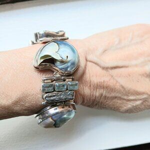 Bracelet & Earrings Set - Solid Sterling Silver!